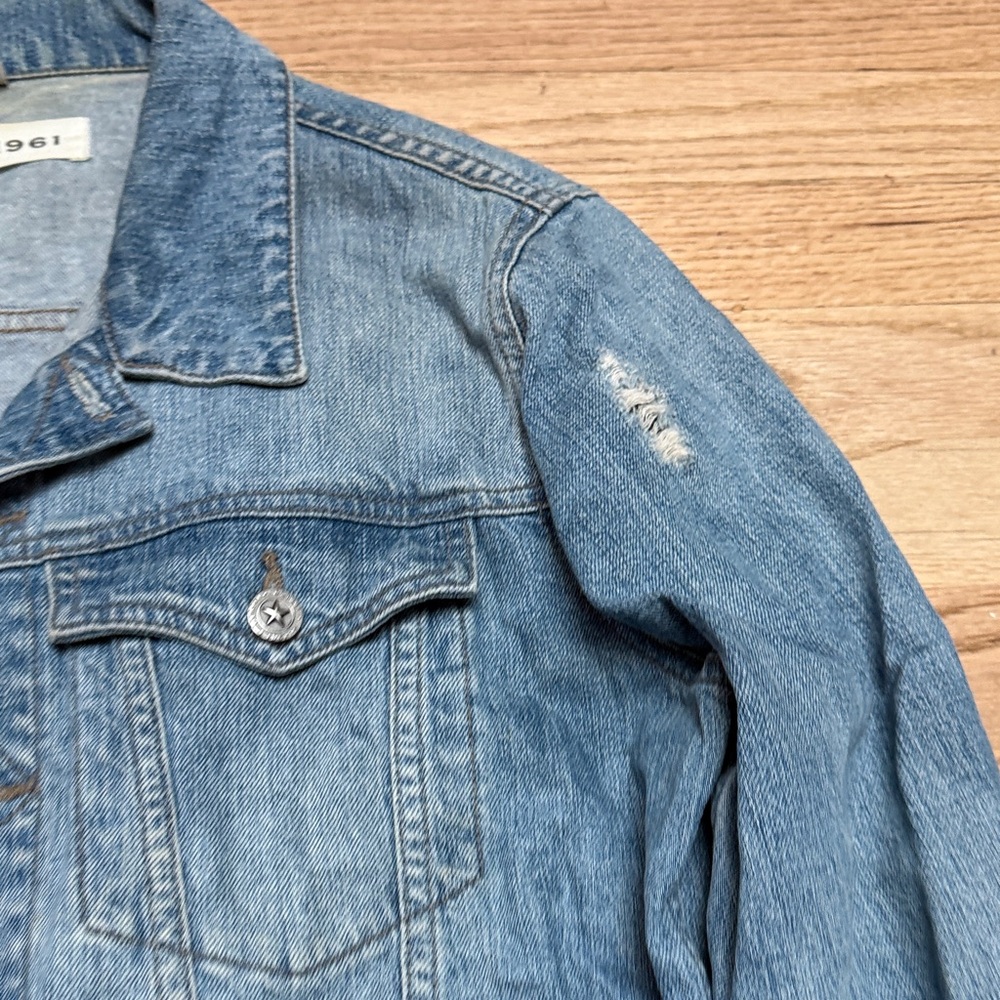 DL1961 Classic Blue Jean Jacket - Picture 3 of 5